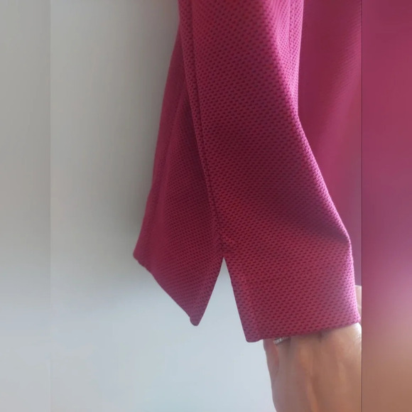 Callaway Golf Polo Shirt Mens size Medium Pink Spotted pattern Preppy - Picture 6 of 12